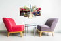 Wallity Cuadro Decorativo en Lienzo 5 Piezas 5PUC-143 Multicolor